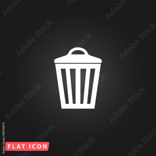 Trash can icon