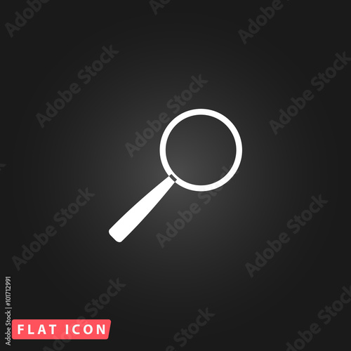 Magnifying glass. Search Icon. Vector illustration.