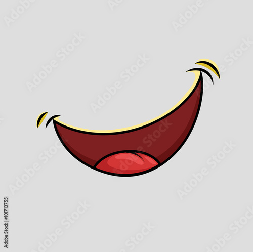 Comic Laughing Mouth