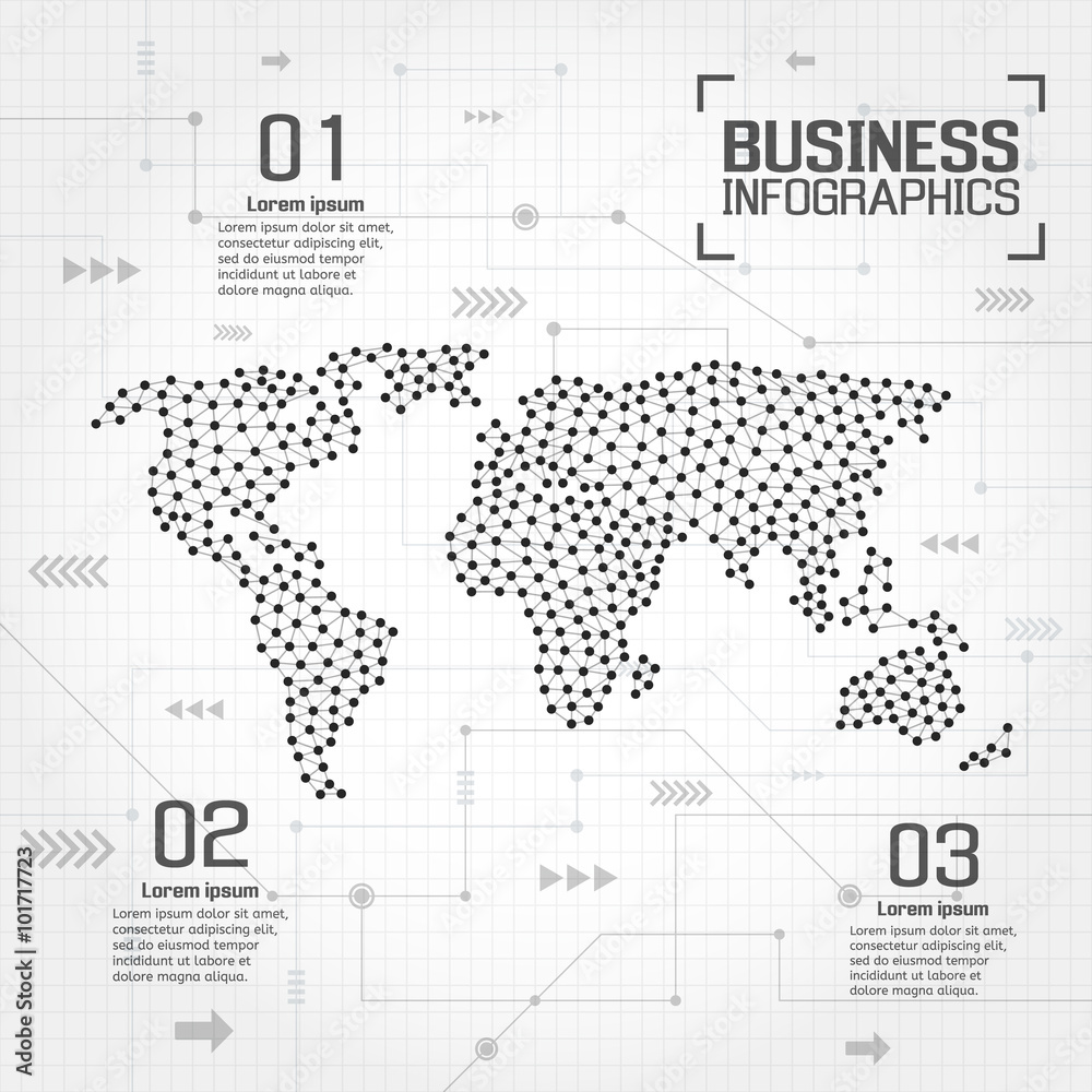 Fototapeta premium Infographics vector business design