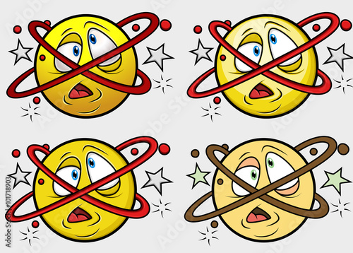 Dizzy Smiley Set