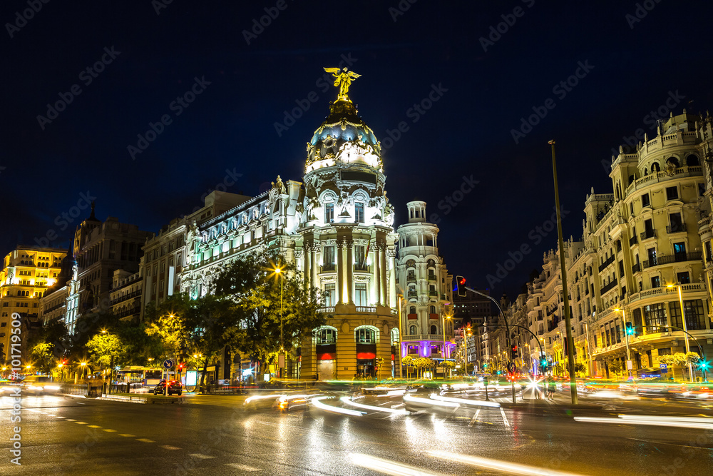 Fototapeta premium Hotel Metropolis w Madrycie
