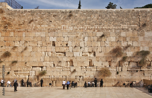 Western Wall in Jerusalem. Israel photo