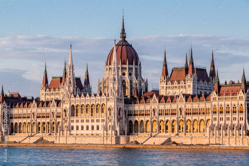 The building of the Parliament in Budapest, Hungary The building of the Parliament in Budapest, Hungary