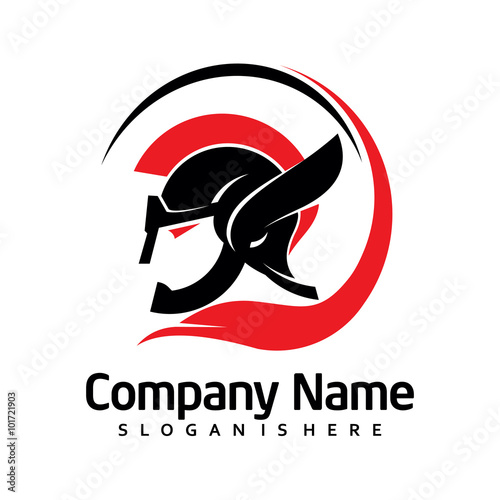 Elegant Knight Warrior Logo Template