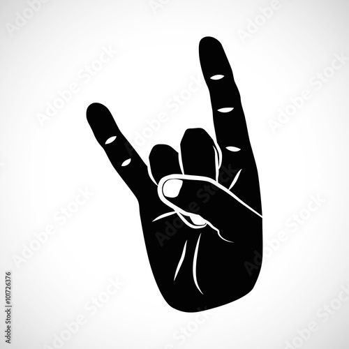 Icon Illustration Vector Graphic Devil Horns