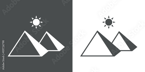 Icono plano piramides #1