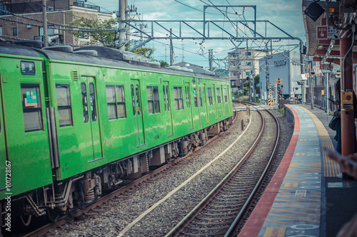 Railway in kyoto, Japan
