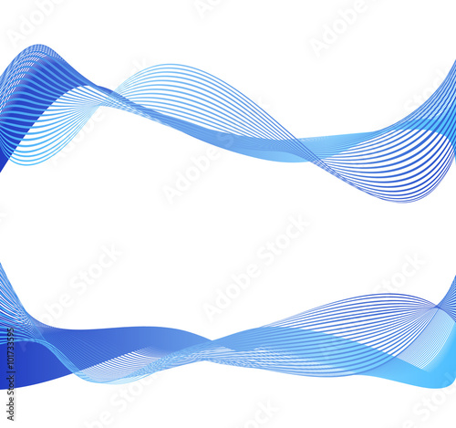 abstract flowing water wave vector background design element