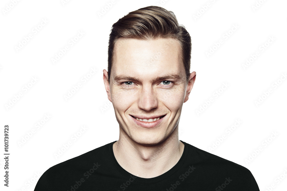 Man with ironic smile Man with ironic smile