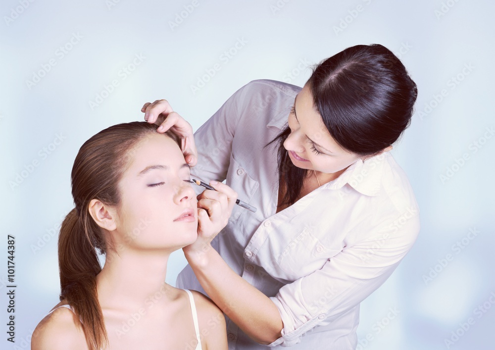 Make-up. Make-up.