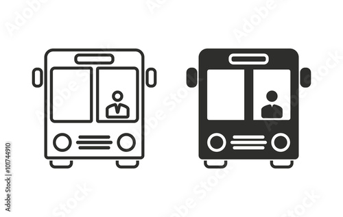 Bus - vector icon.