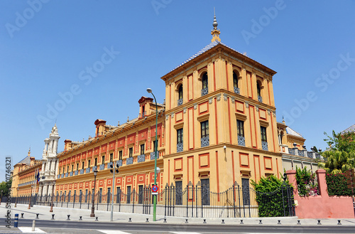 Presidencia de la Junta de Andalucía, Palacio de San Telmo, Sevilla, España