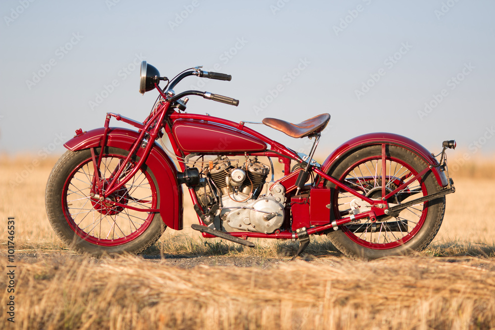 Naklejka premium Motocykl Indian 1928