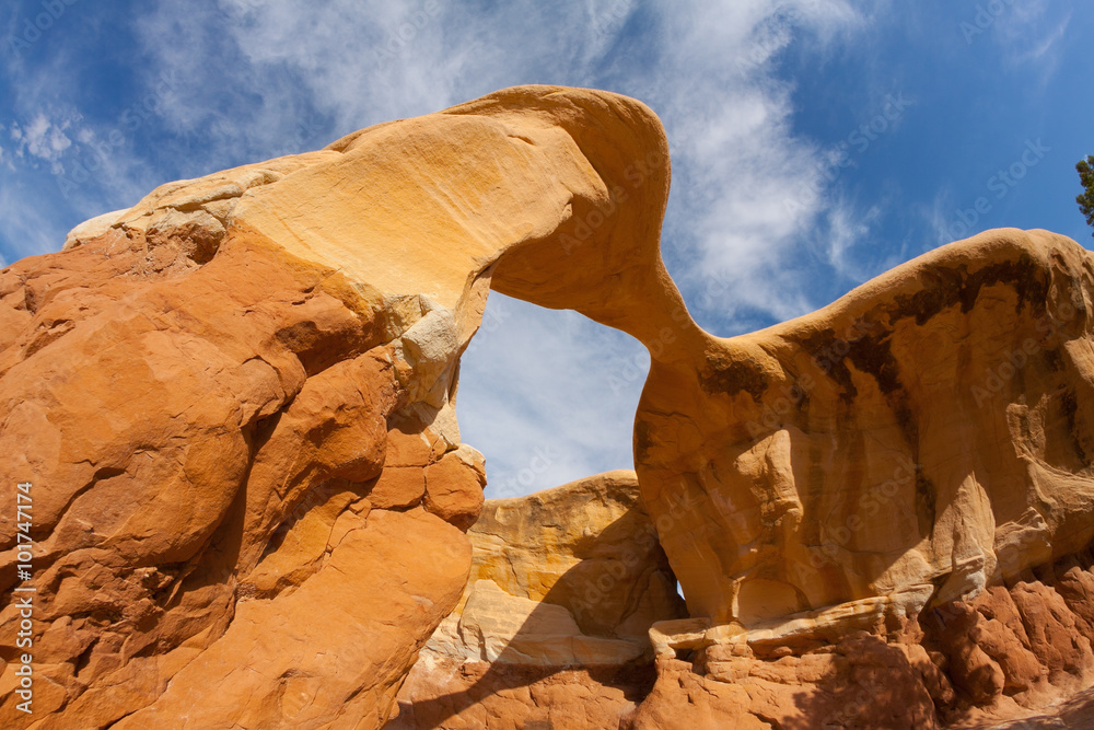 Fotografie Rock Sculptures in Devils Garden Utah