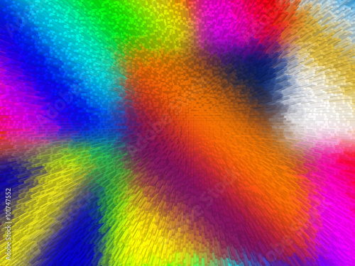 bright color gradient background Extrusion