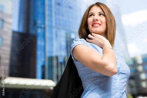      Beautiful businesswoman outdoor © Minerva Studio