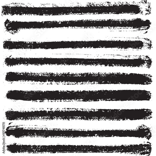 Hand drawn black stripes