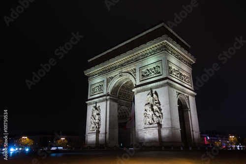 Arc de Triomphe by night