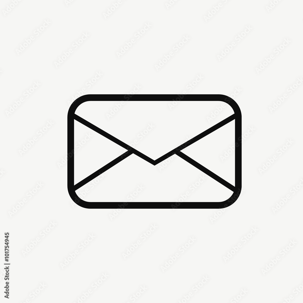 Envelope icon, letter, email vector Envelope icon, letter, email vector