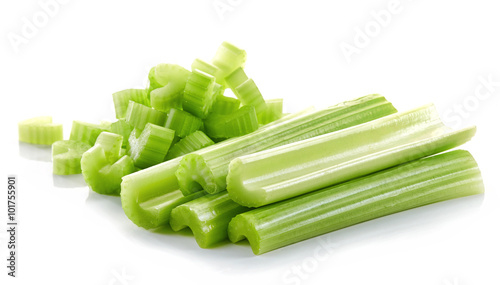 green celery sticks