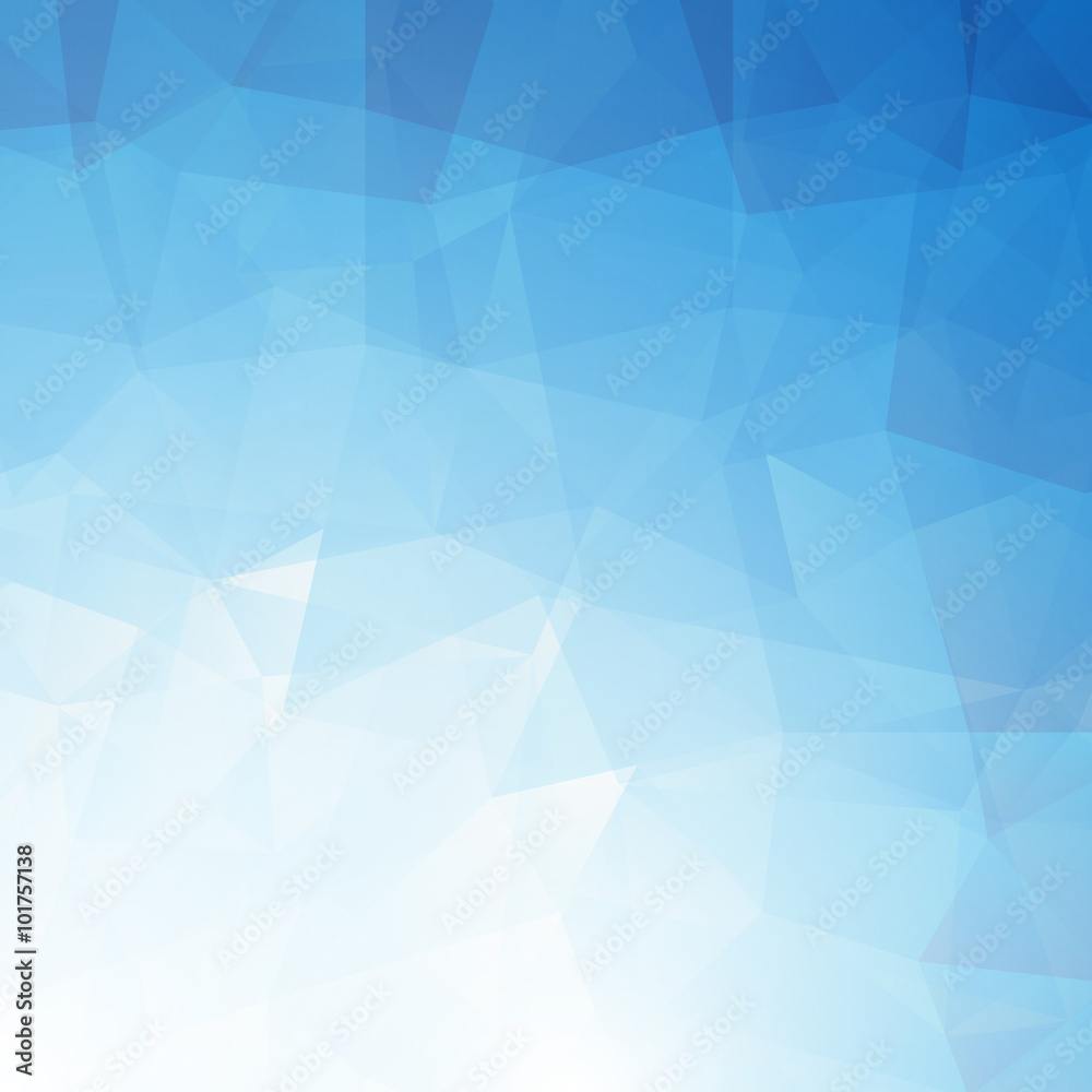Abstract Triangle Geometrical blue Background. Vector