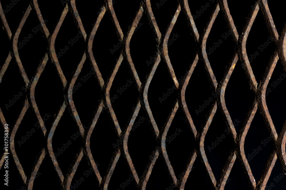 Fototapeta premium rusty expanded metal