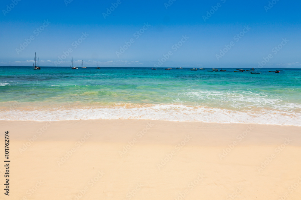 Obraz premium Santa Maria beach in Sal Cape Verde - Cabo Verde