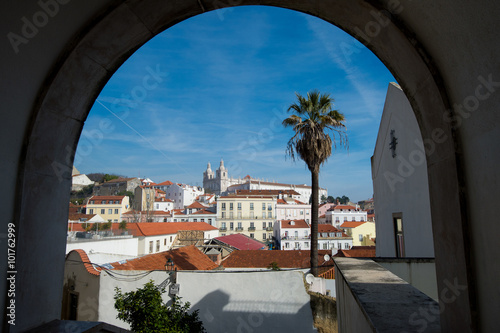 view from the arch of Lisbon