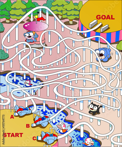 迷路＿遊園地