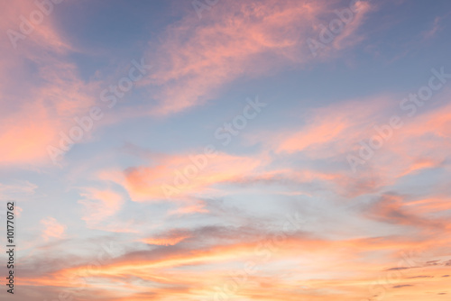 sunset sky background © yotrakbutda