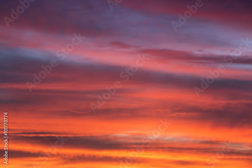 Colorful sunset background