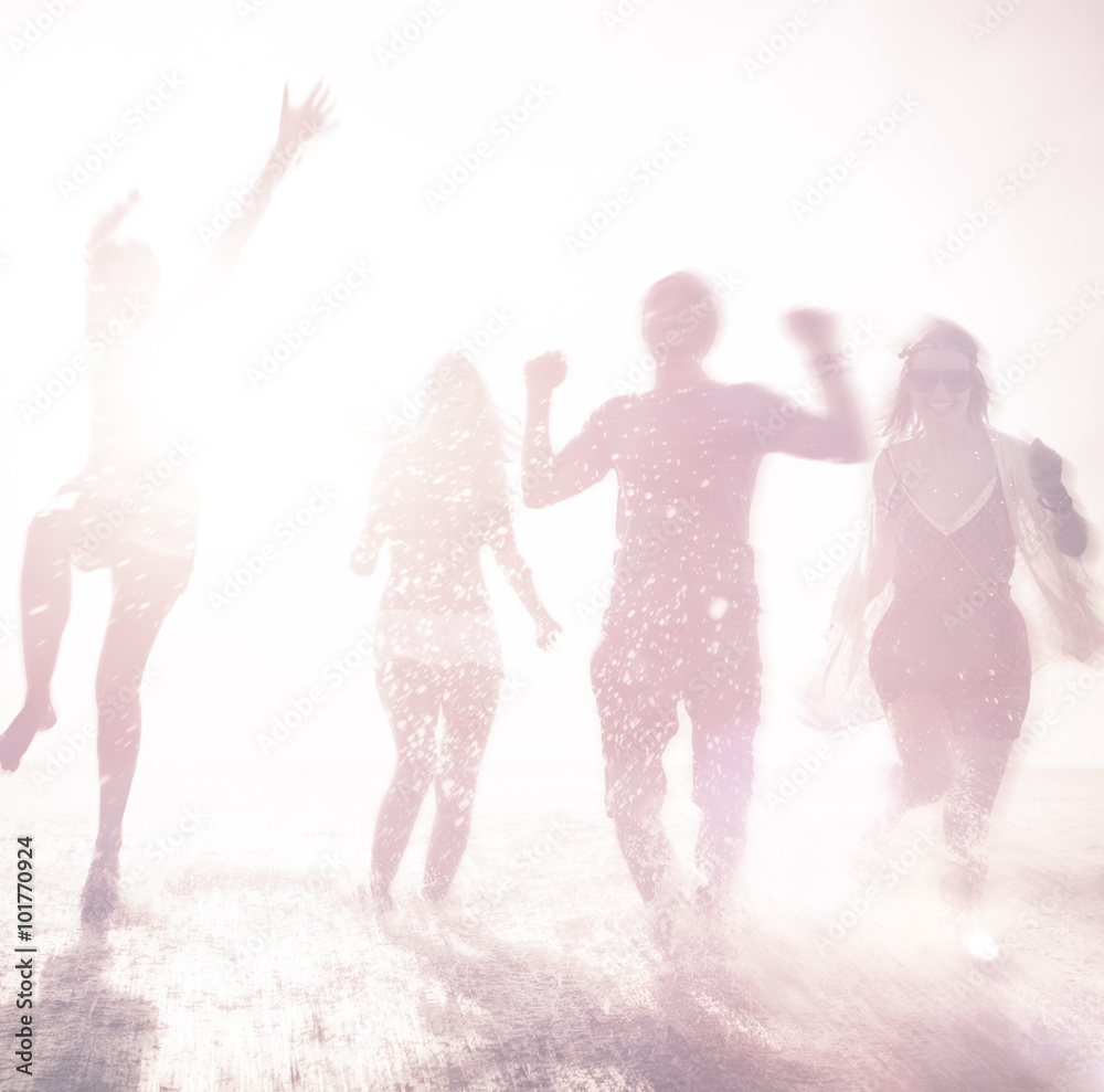 Φωτογραφία Friendship Freedom Beach Summer Holiday Concept