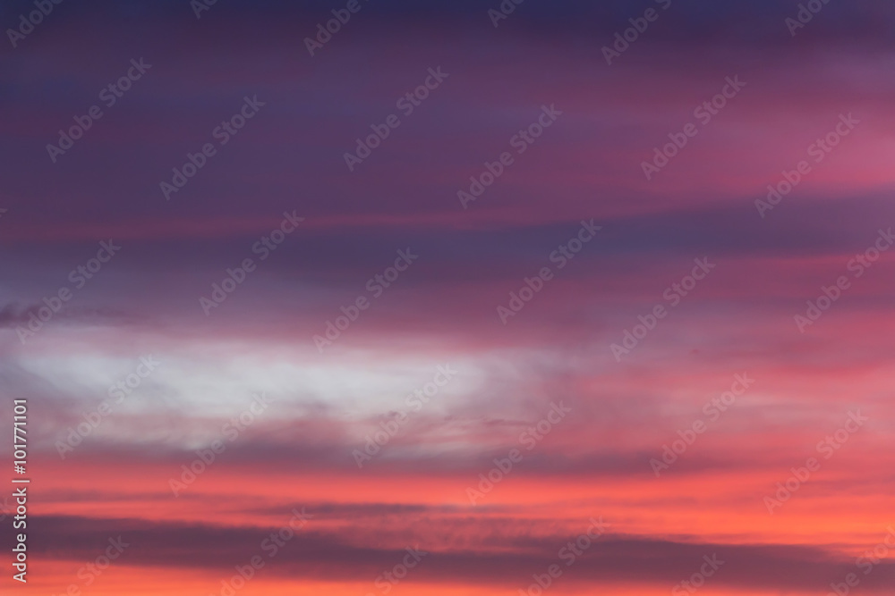 Colorful sunset background