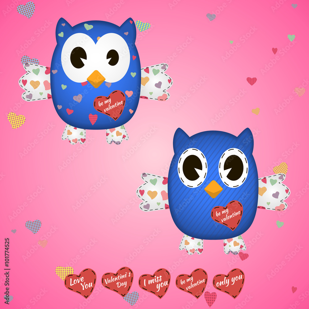 owlet blue in the hearts and on the wings owlet blue in the hearts and on the wings