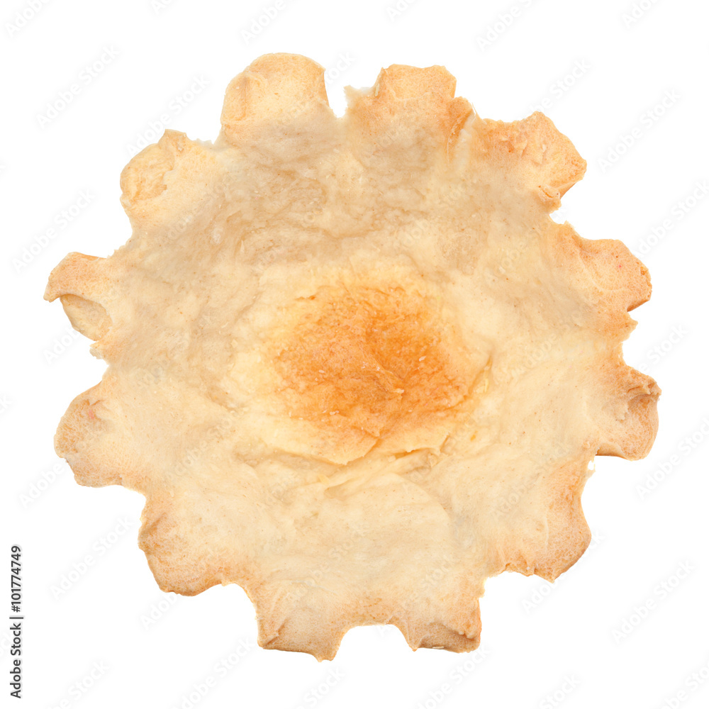 Wheat tartlet on white Wheat tartlet on white