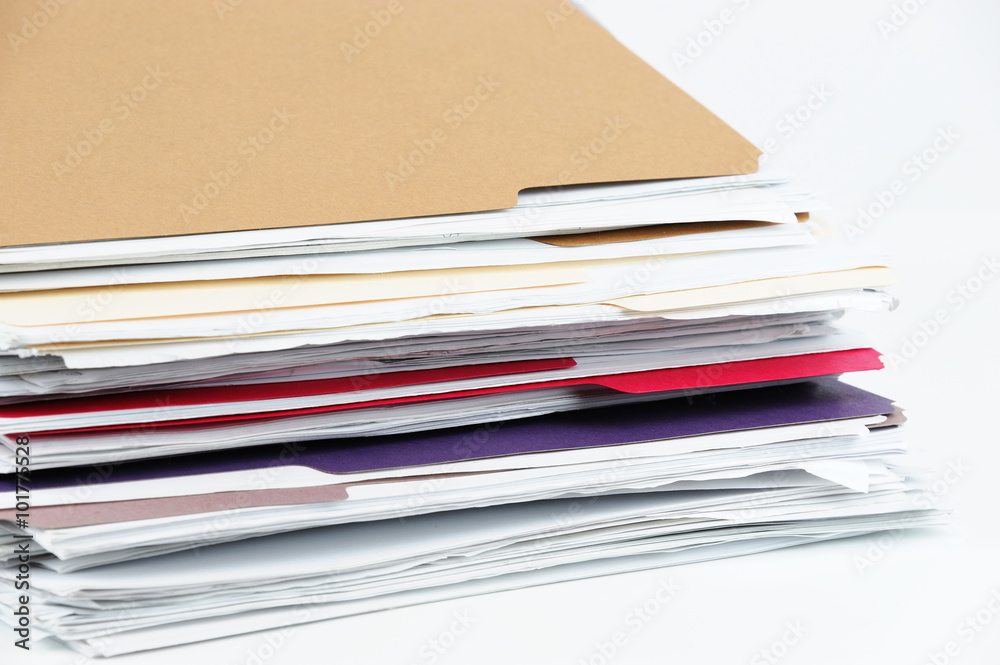 stacking documents and folders stacking documents and folders