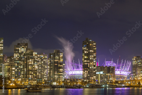 Vancouver Skyline with B.C. Place