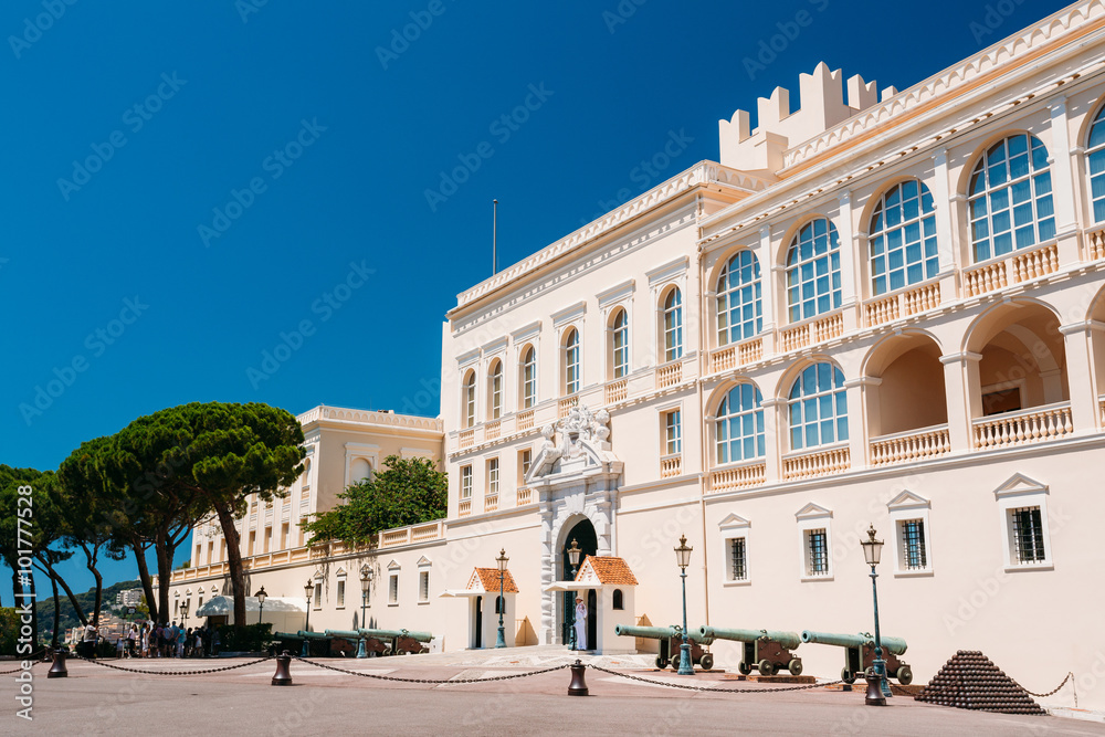 Royal palace, residence of Prince of Monaco