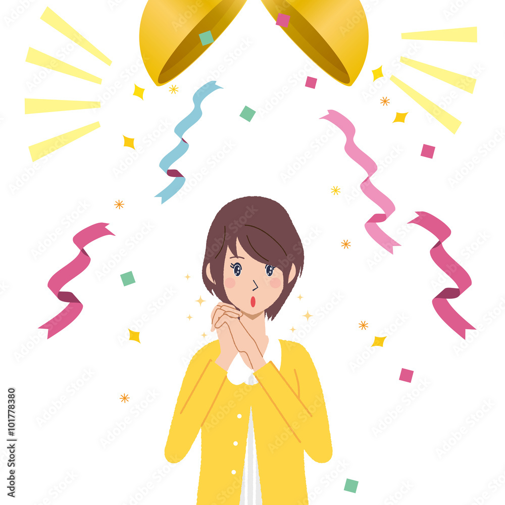 当選 イラスト Stock ベクター Adobe Stock
