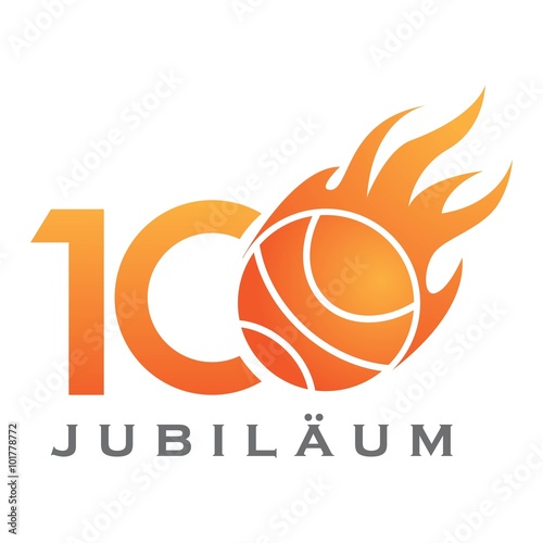 jubilaum fire basket ball photo