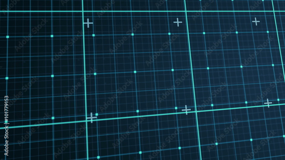 Digital animation of matrix Digital animation of matrix
