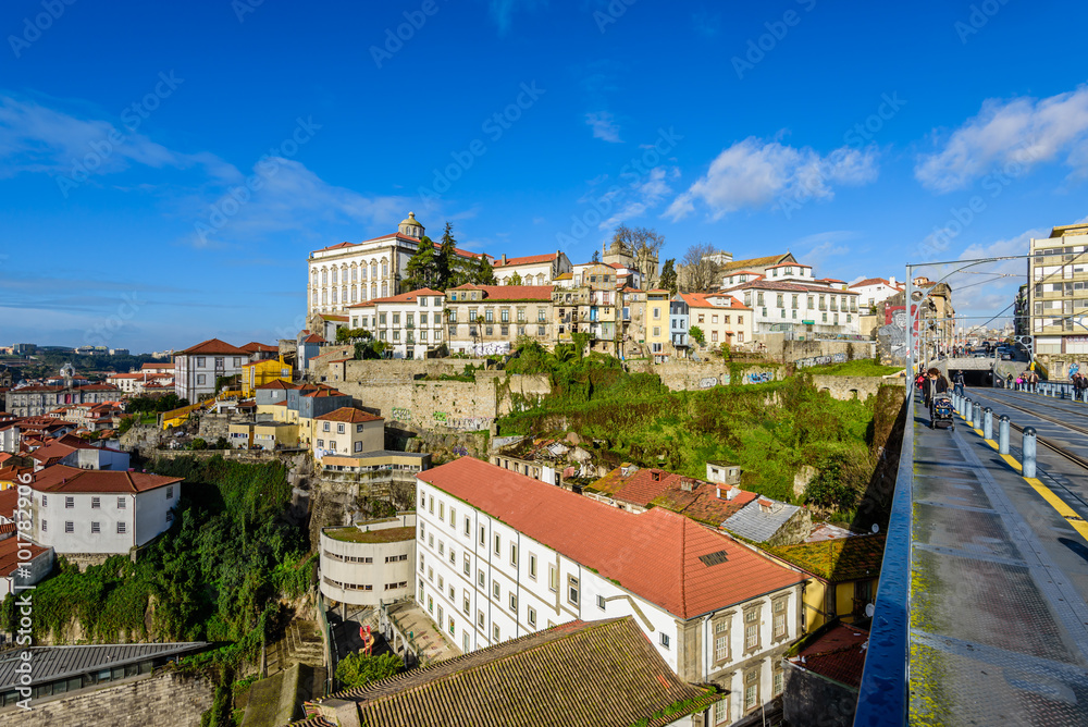 old town cityscape, the traditional Portuguese architecture, Porto, Portugal.