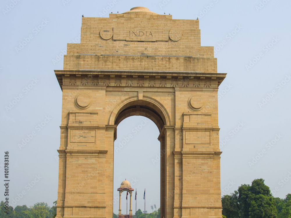 Gate of India in the capital of India Delhi
