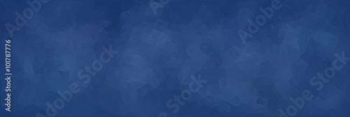 vector illustration - abstract mosaic blue triangle banner