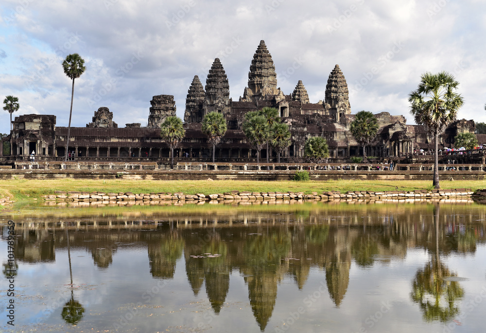 Angkor Wat is a temple complex in Cambodia and the largest religious monument in the world Angkor Wat is a temple complex in Cambodia and the largest religious monument in the world