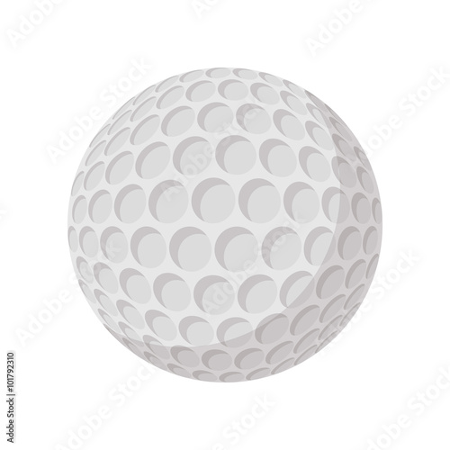 Golf ball cartoon icon