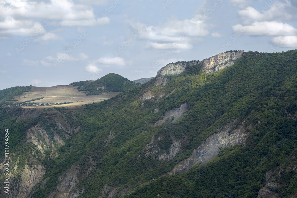 Горный пейзаж. Пейзаж в Армении (Татев). Каньон рядом с канатной дорогой «Крылья Татева». 