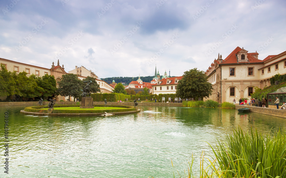 Wallenstein (Waldstein) Palace and gardens in Prague, Czech Republic