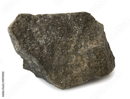 Iron spar (siderite) isolated on white 